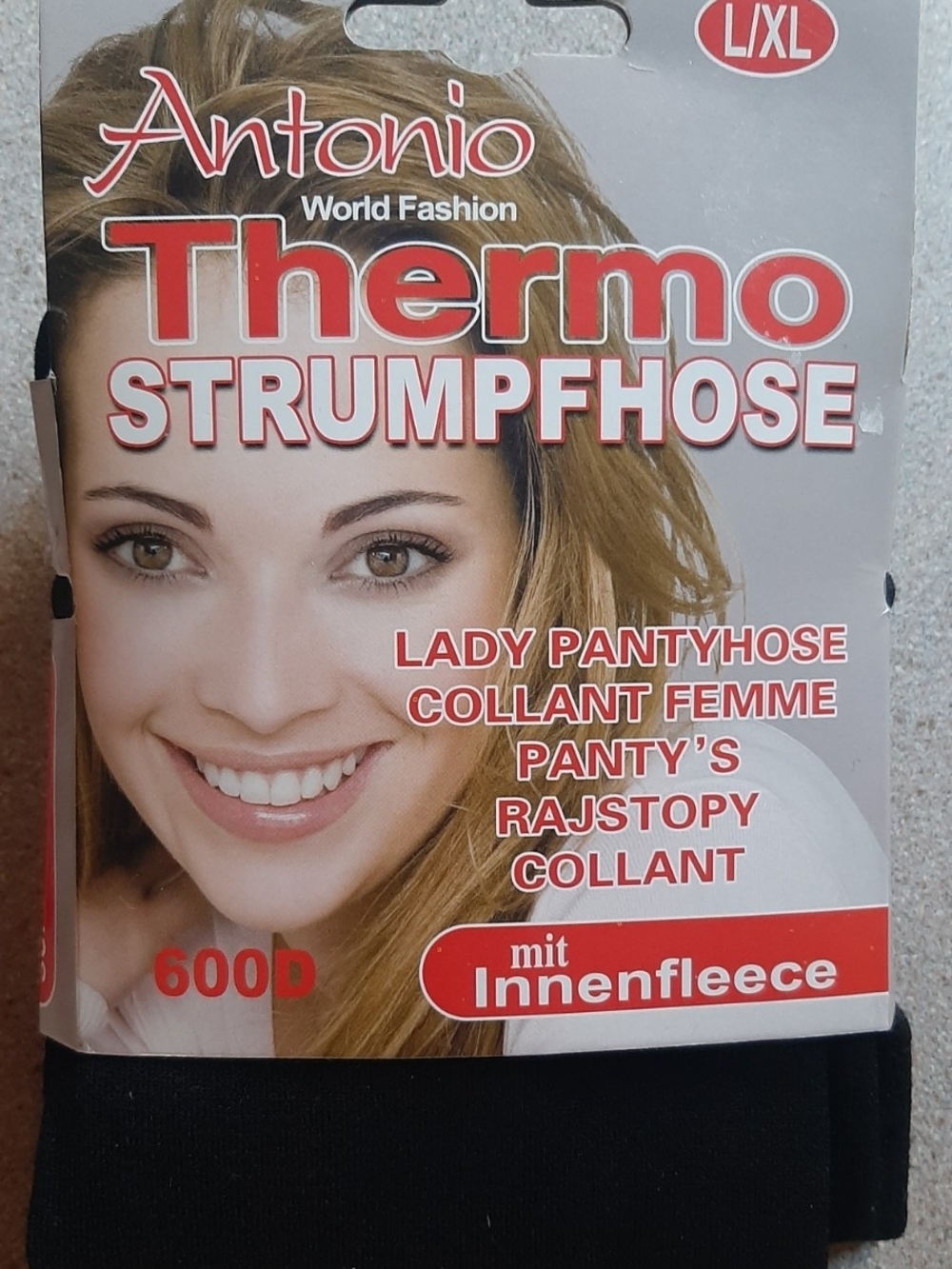 Antonio Thermo Footless Tights Inner Fleece L/XL